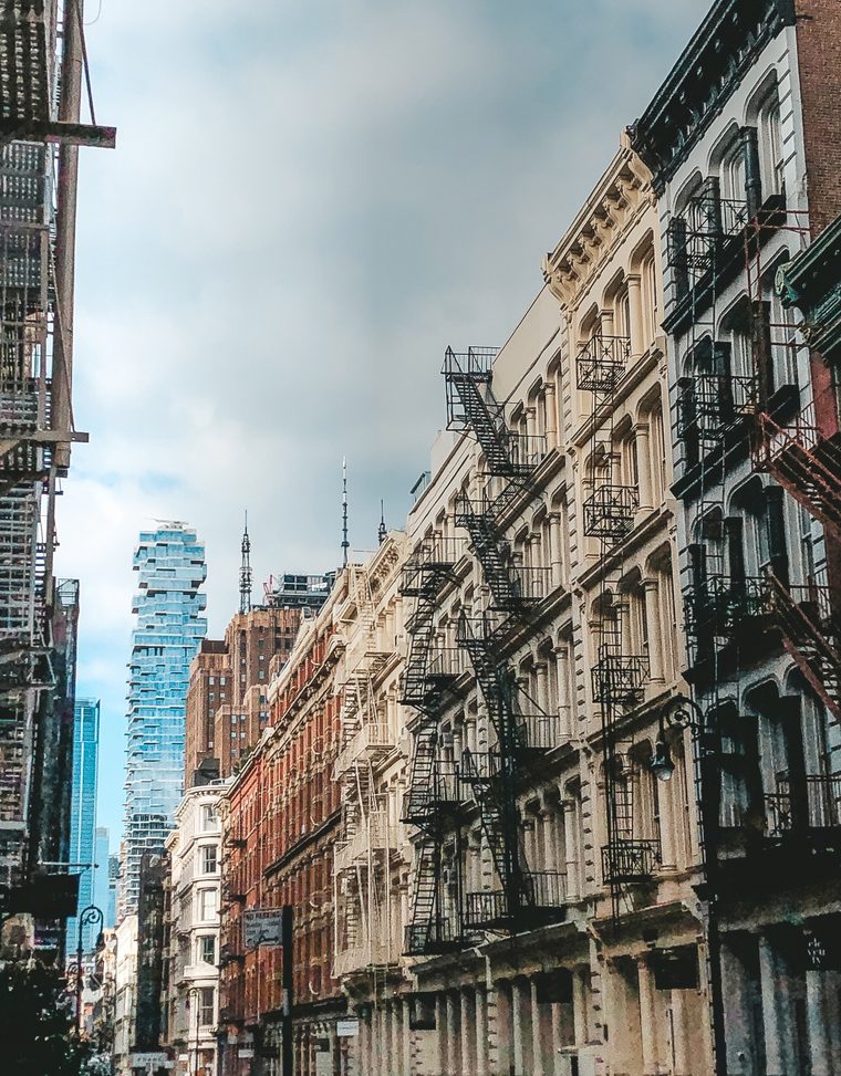 SoHo, Manhattan — cast-iron building facades